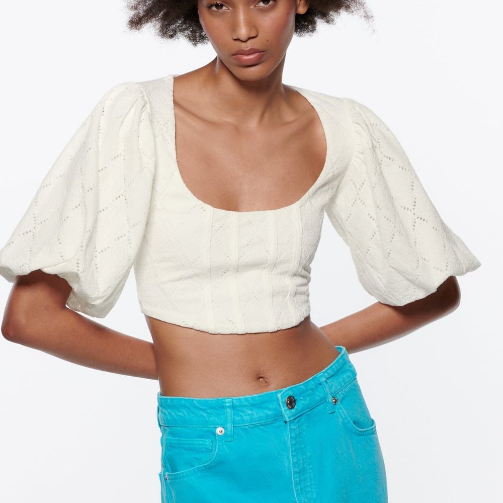 Zara Voluminous Corset Top